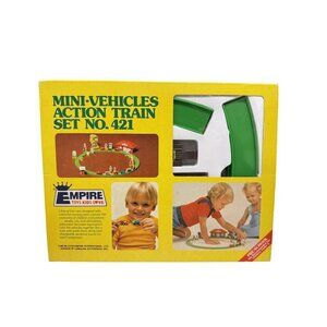 Empire Toys Mini Vehicles Action Train Set No. 421 New Sealed